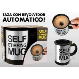 Taza con revolvedor automático